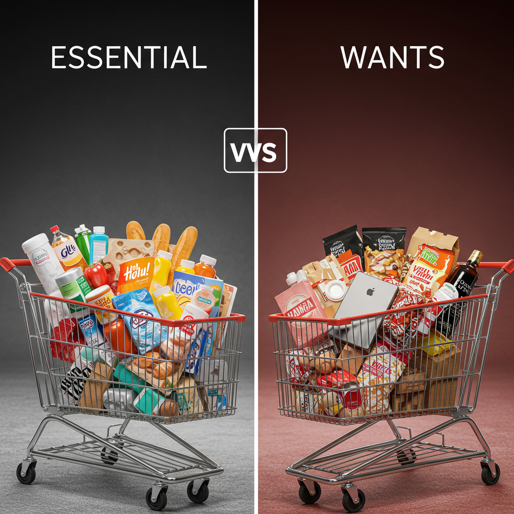 Step 6: Evaluate Needs vs. Wants and Avoid Impulse Purchases