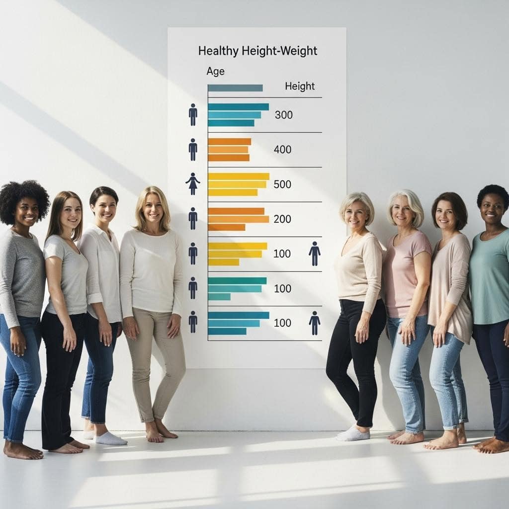 Step 2: Use Height and Age to Find Average Weight Ranges