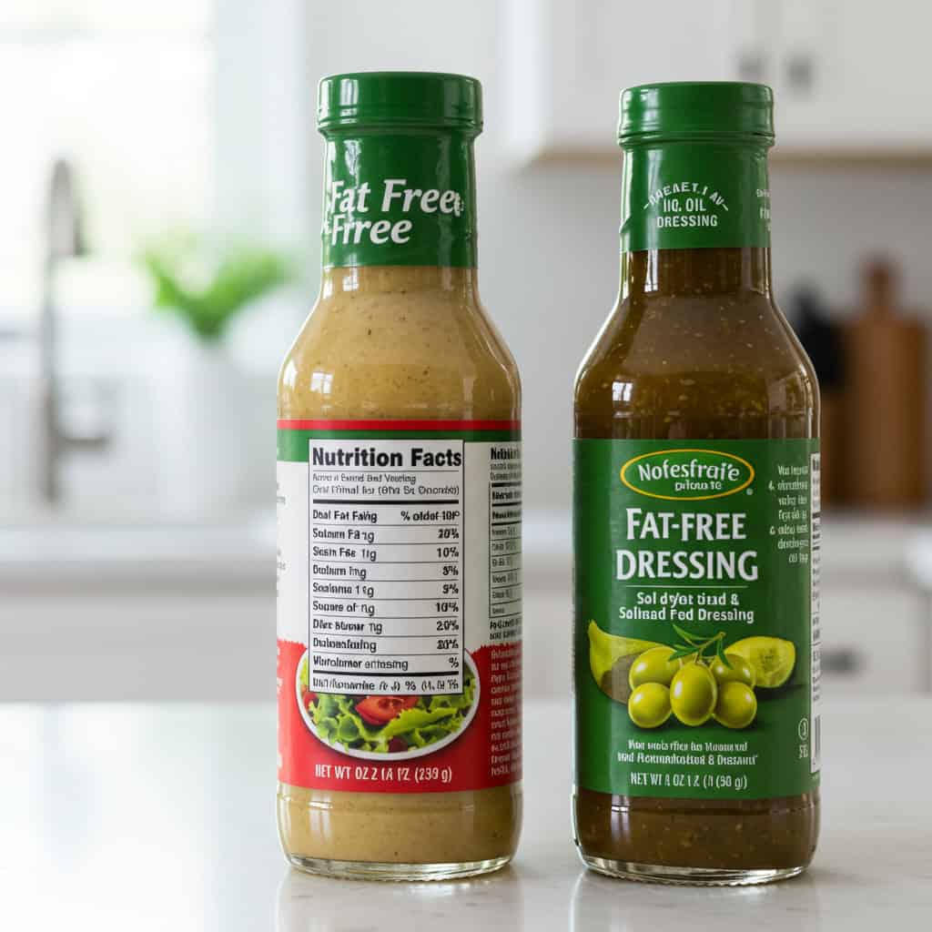 6. Fat-Free Salad Dressings