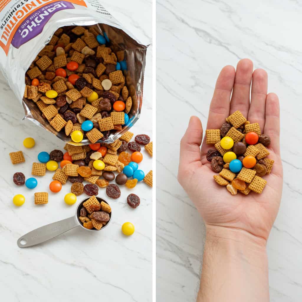 14. Trail Mix with Chocolate or Sugary Fruit
