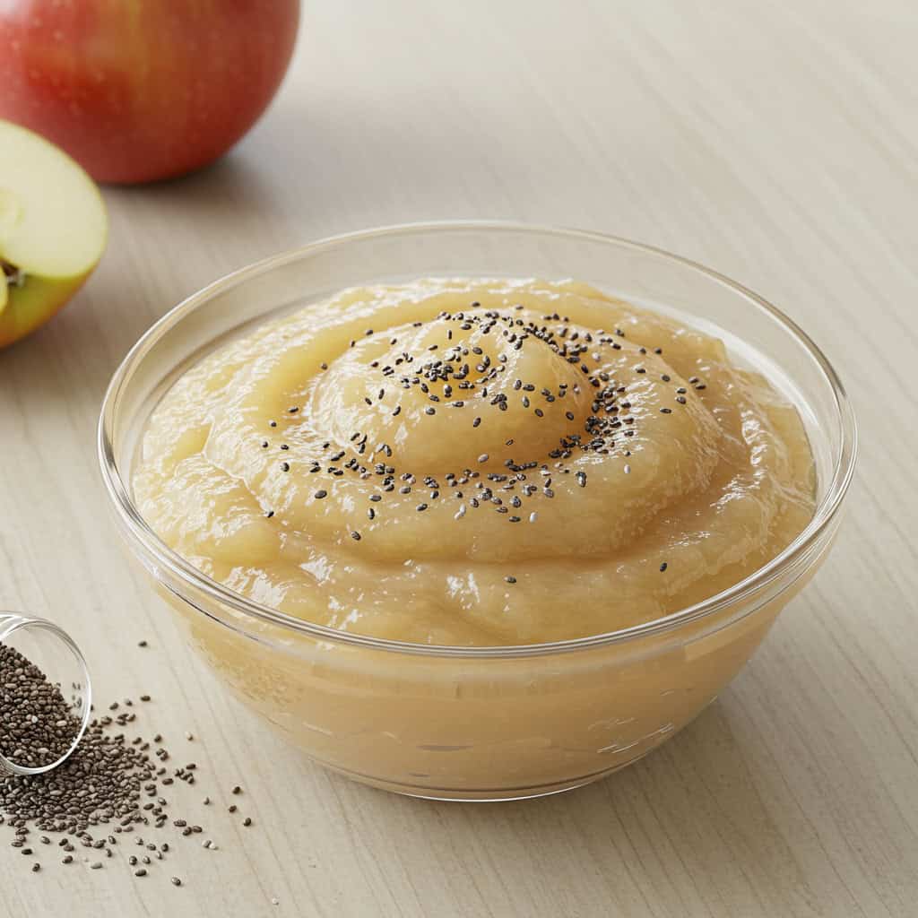 18. Unsweetened Applesauce with Chia Seeds