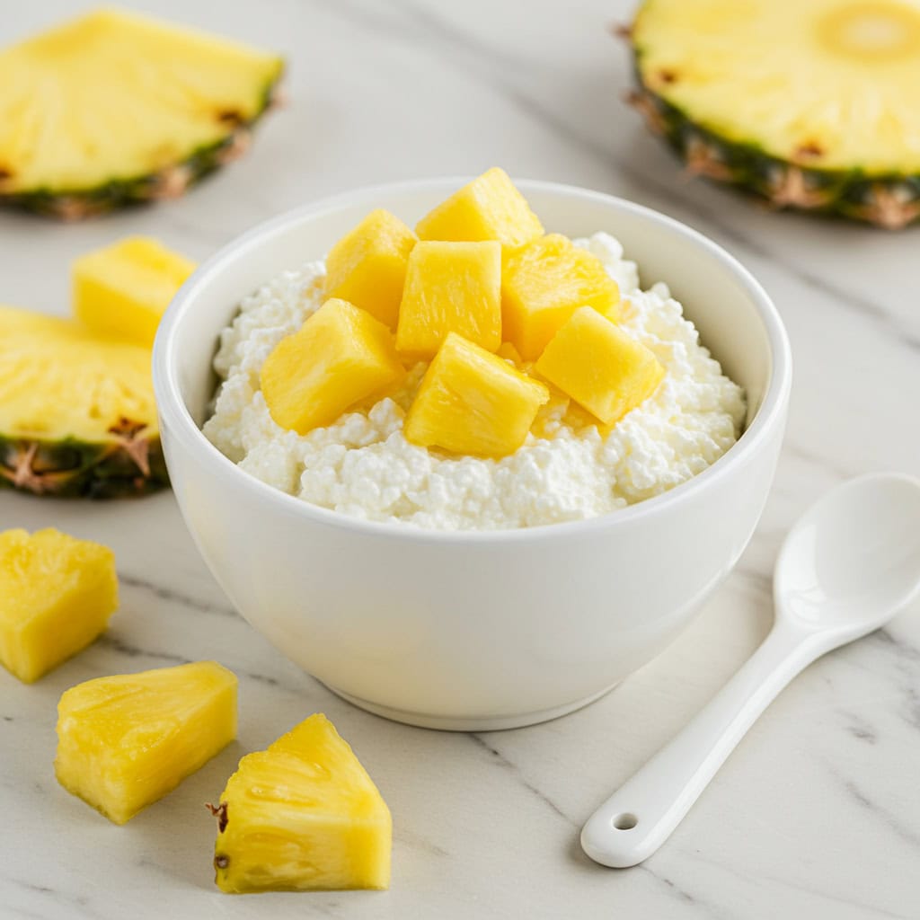 19. Cottage Cheese with Pineapple