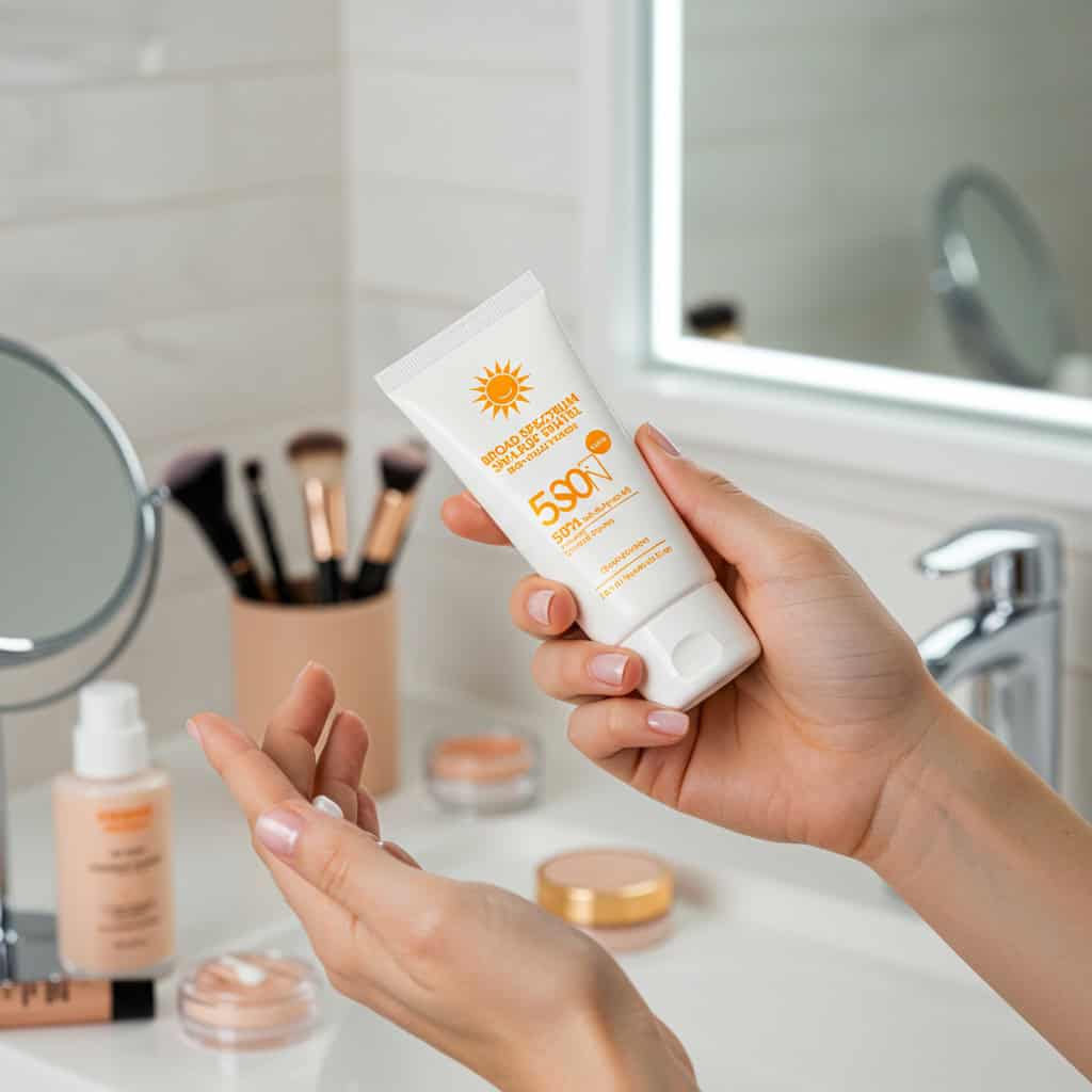 3. You Don't Need Sunscreen Under Makeup