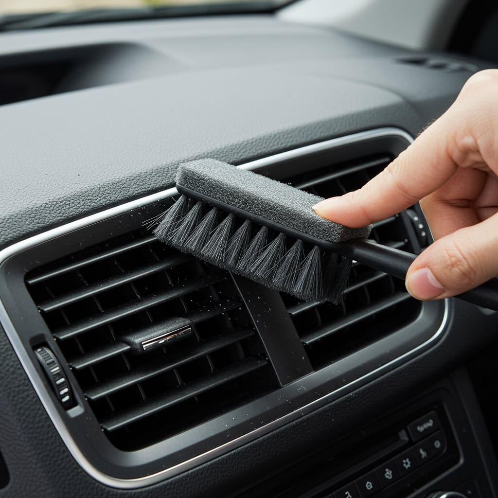 5. Use a Foam Paintbrush for Vents