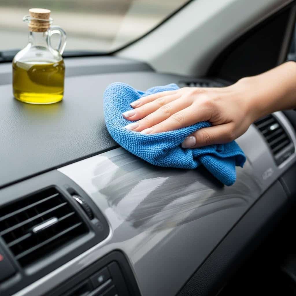 7. DIY Dashboard Polish with Olive Oil