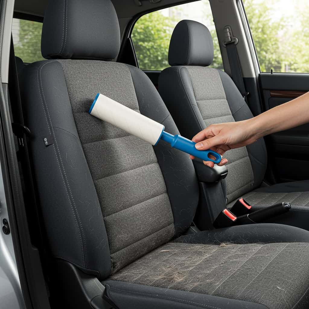9. Lint Roller for Cloth Seats and Carpets