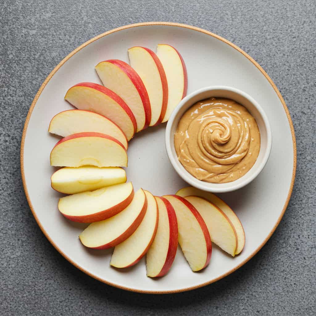 4. Apple Slices with Nut Butter