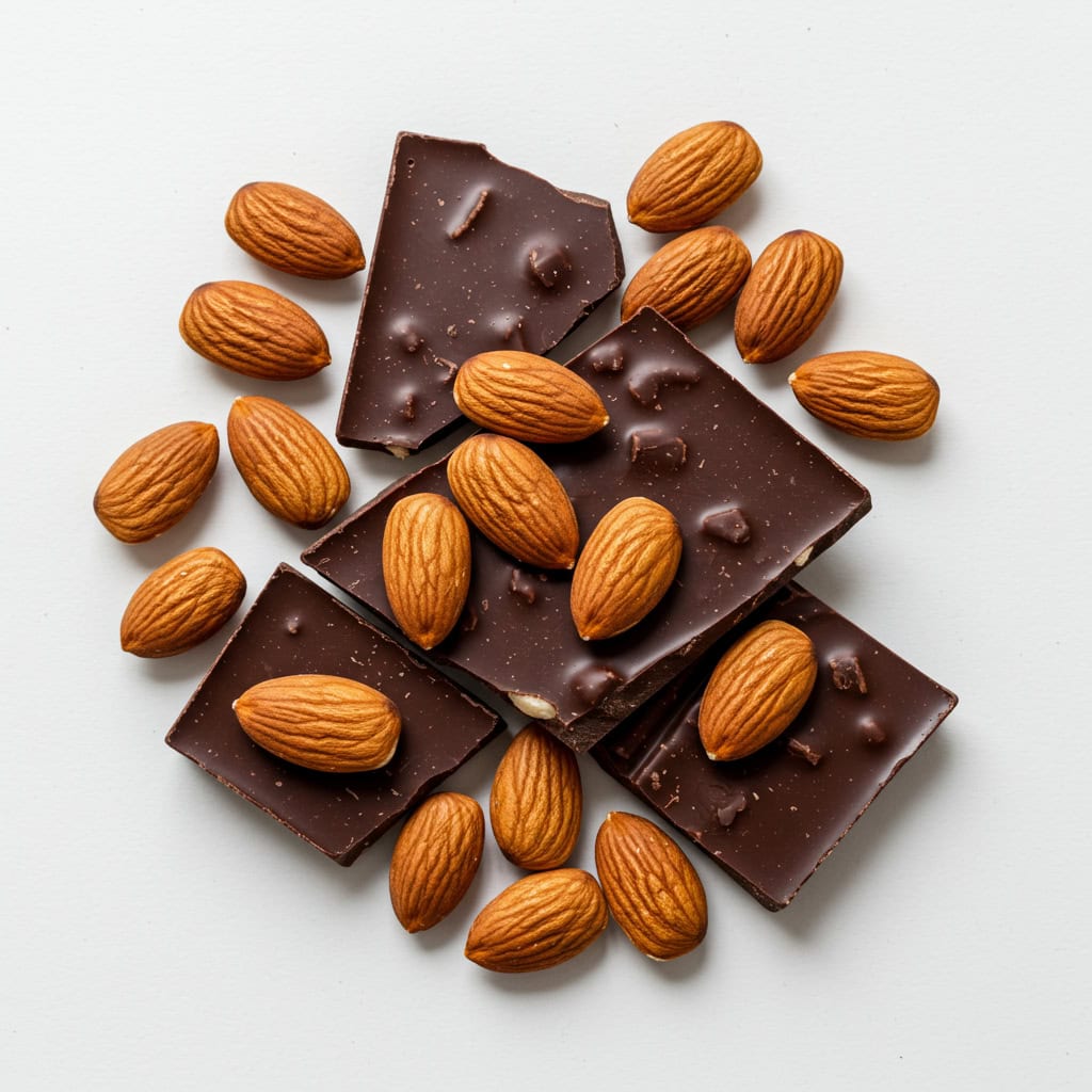 9. Dark Chocolate and Almonds