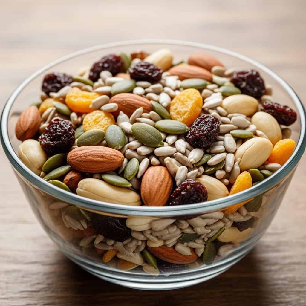12. Trail Mix with Seeds and Dried Fruit