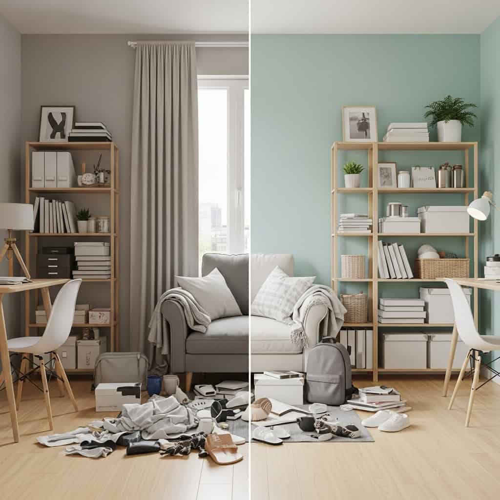 2. Declutter Room by Room